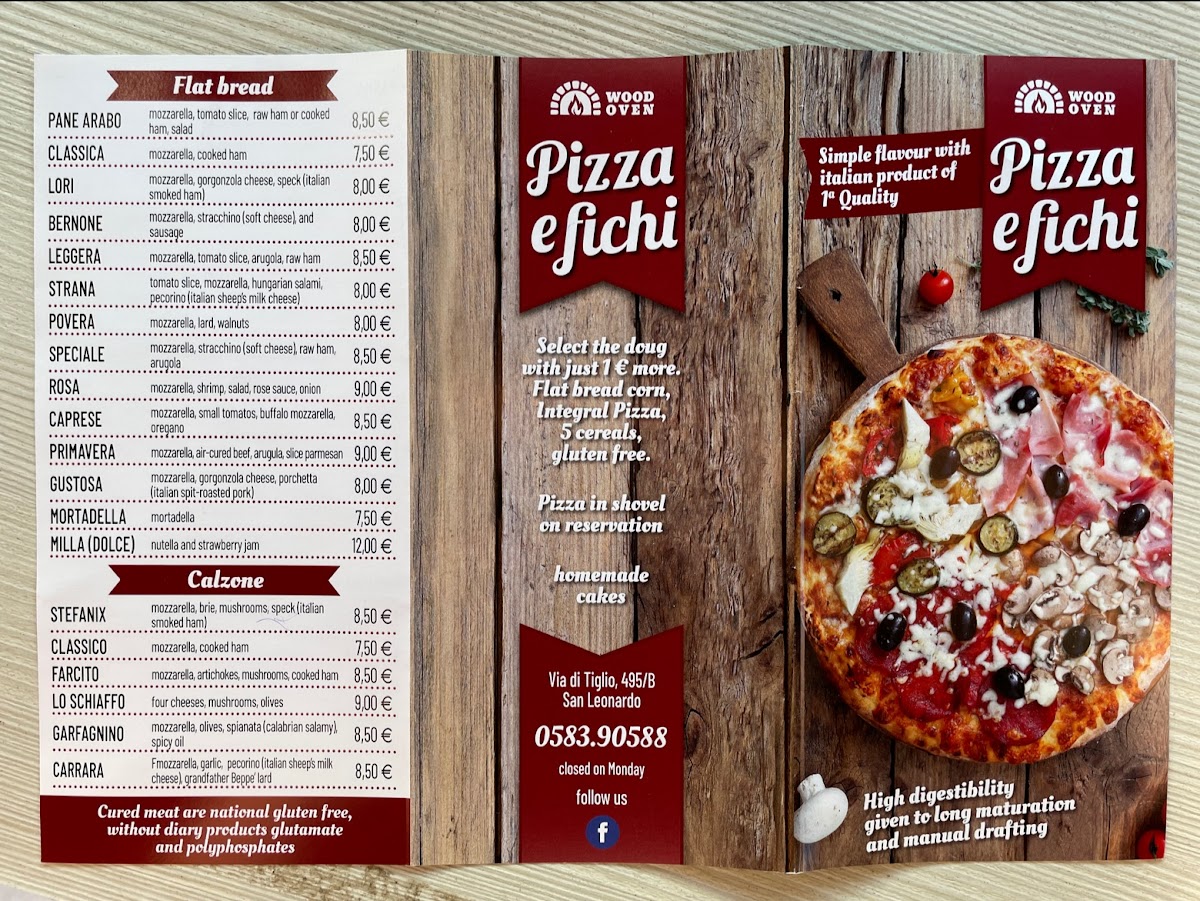 Pizzeria Pizza e Fichi Photo Menu 2