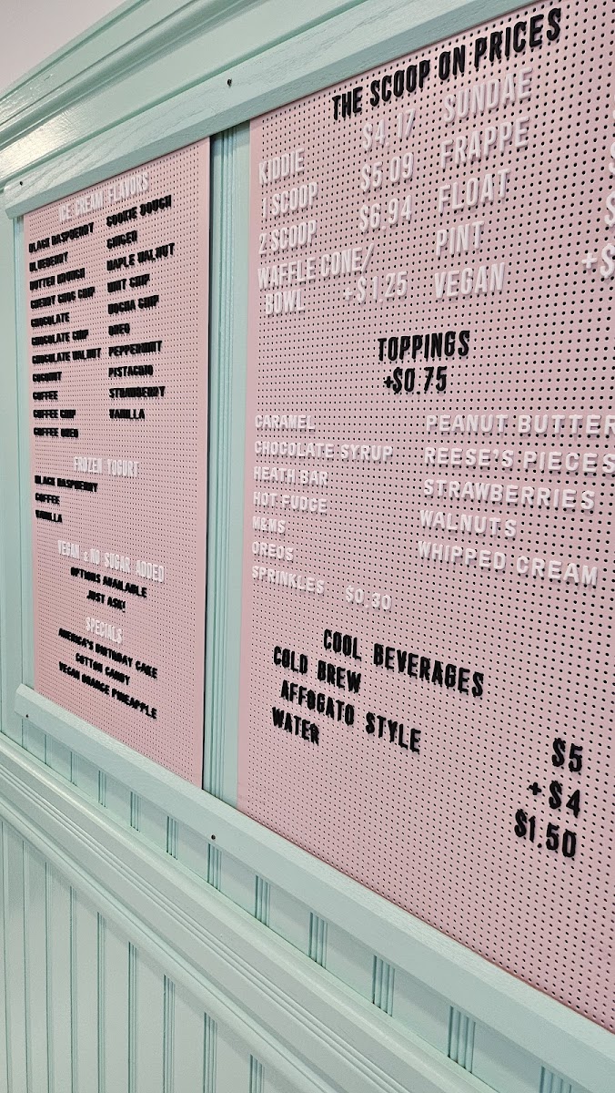 Gray's Ice Cream Photo Menu 6