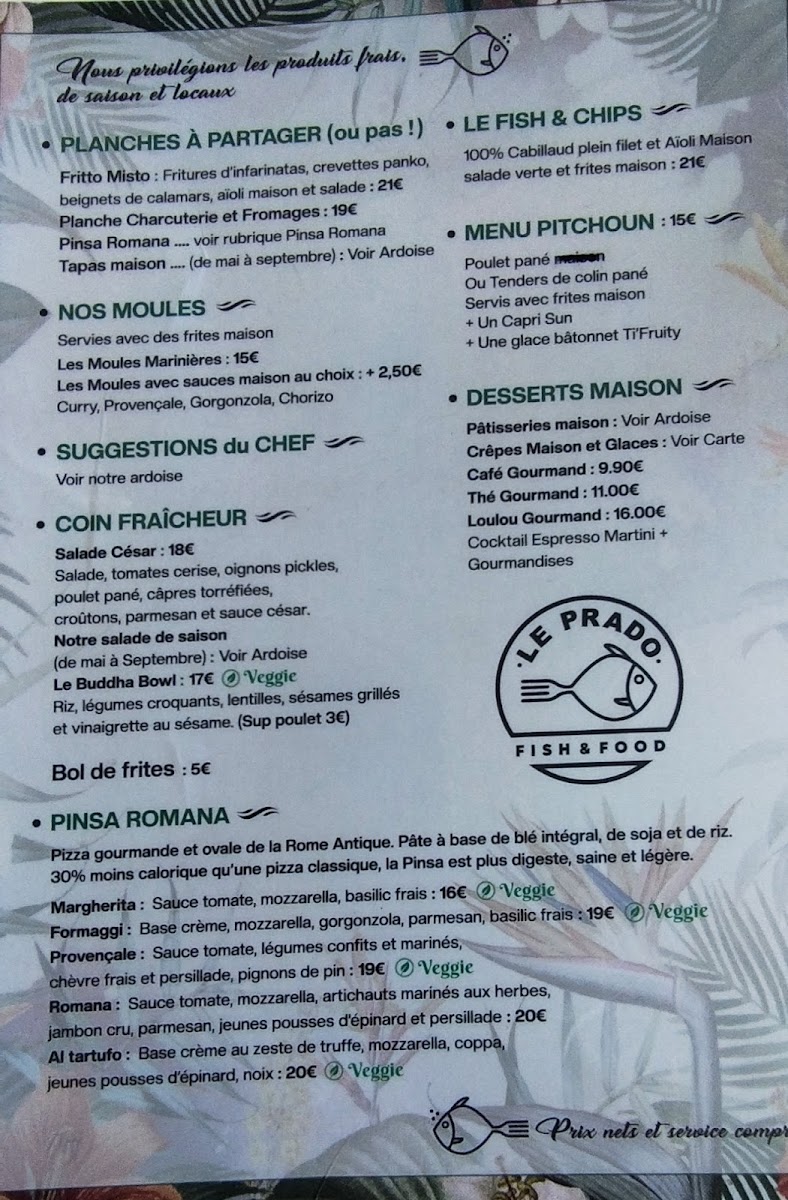 Restaurant Le Prado Photo Menu 7