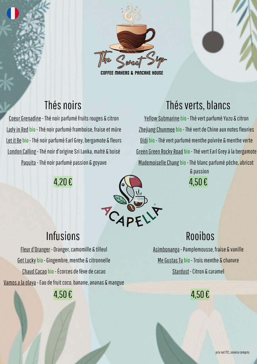 The Sweet Sip Photo Menu 2