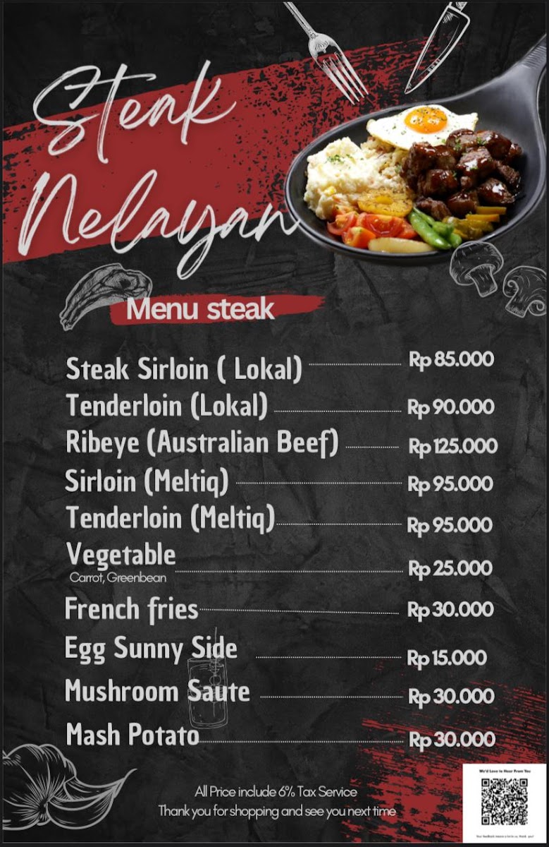 Steak nelayan n Bali coffee Photo Menu 1