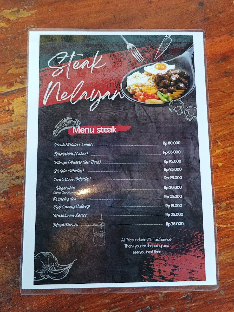 Steak nelayan n Bali coffee Photo Menu 7