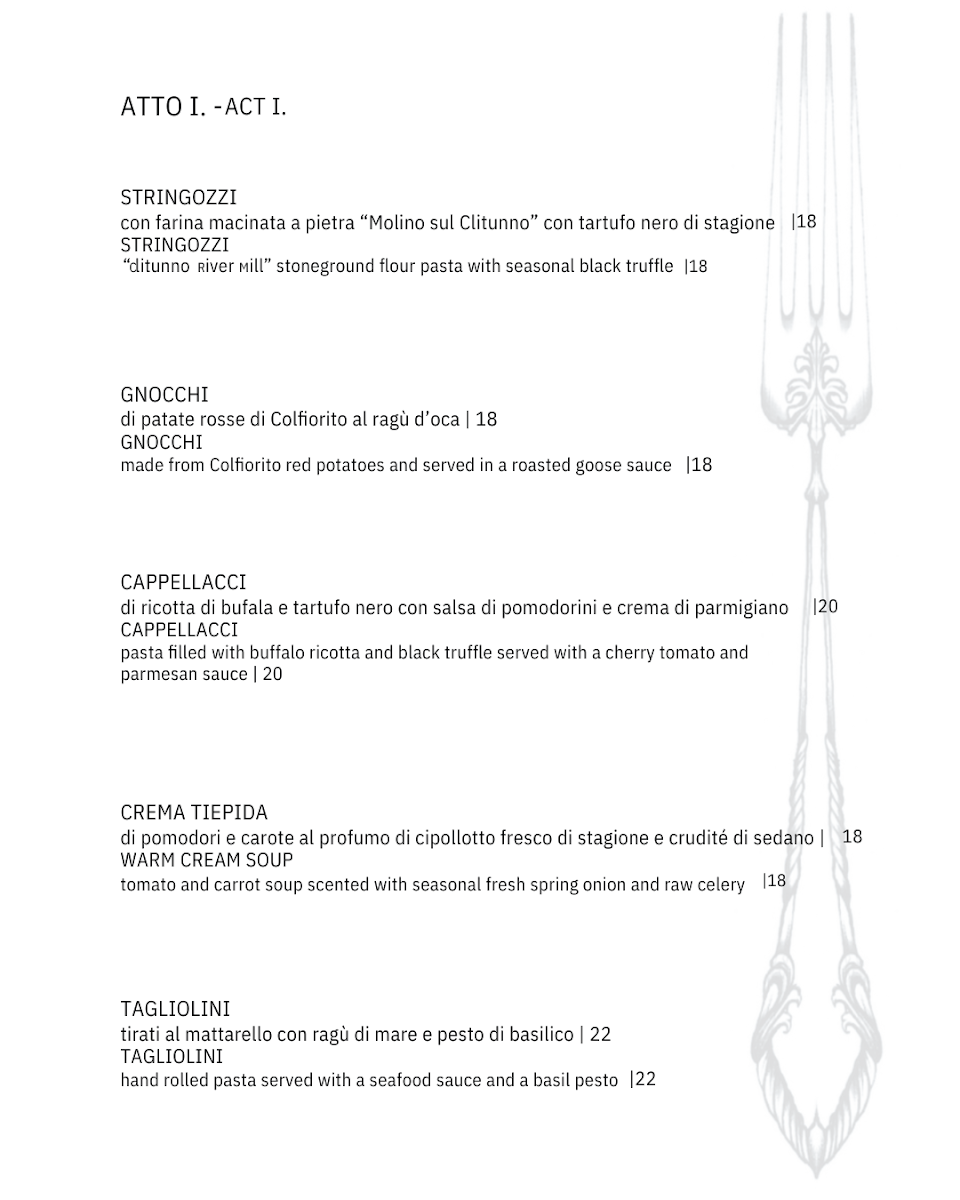 Ristorante Locanda del Teatro Montefalco Photo Menu 4