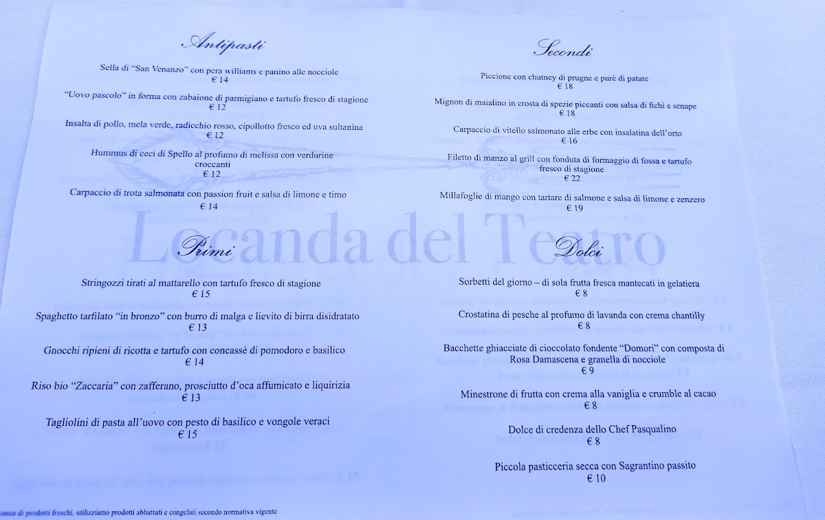 Ristorante Locanda del Teatro Montefalco Photo Menu 8