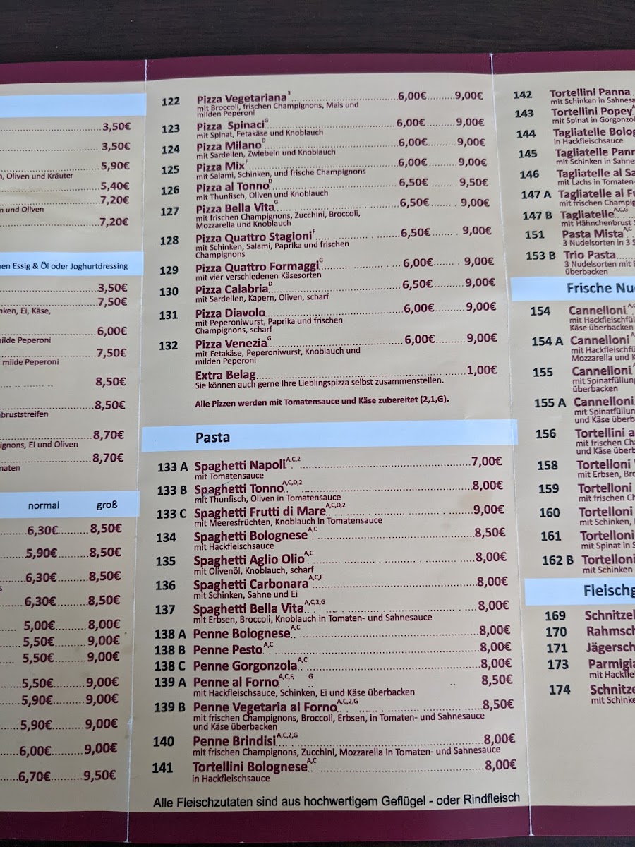 Pizzeria Bella Vita Photo Menu 4
