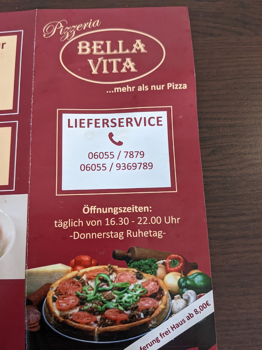 Pizzeria Bella Vita Photo Menu 6