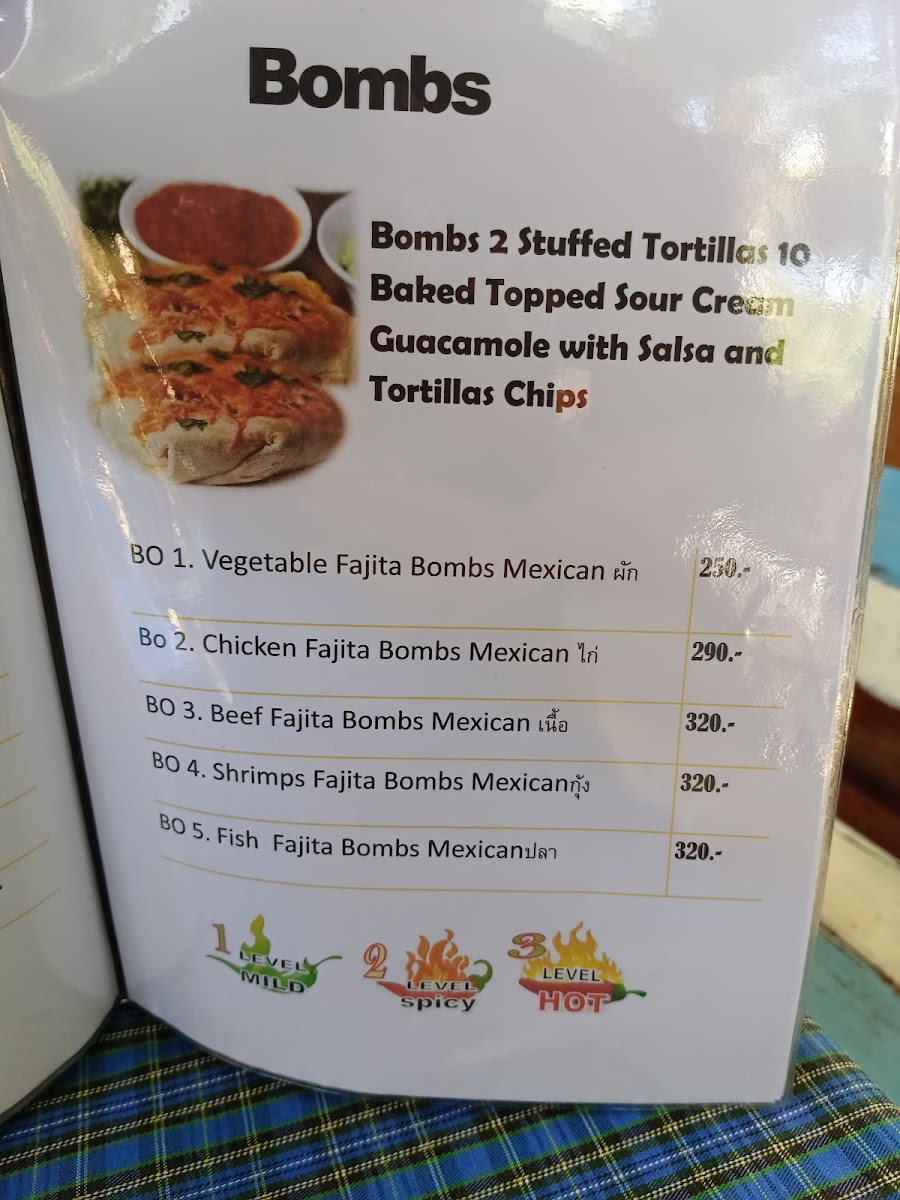 Ya- Nui Restaurant Photo Menu 4
