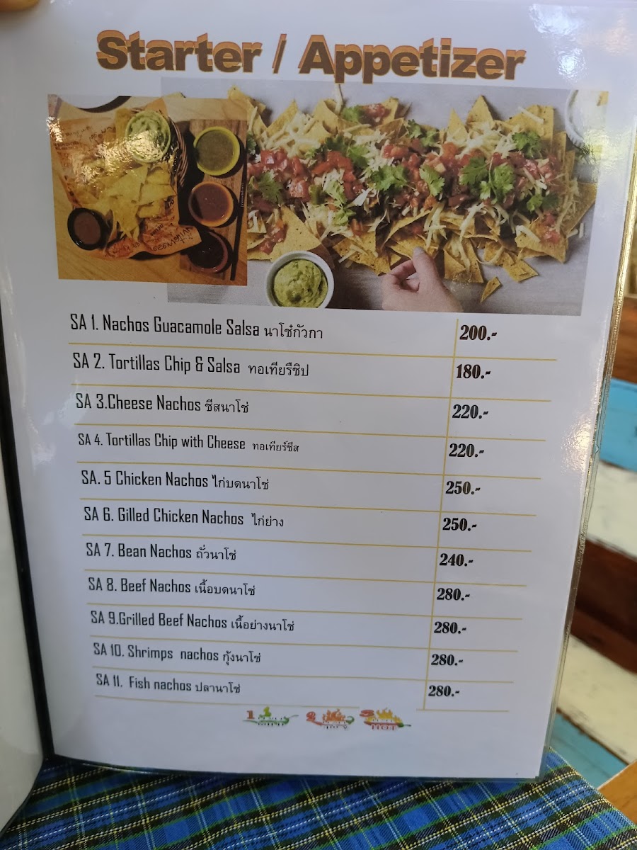 Ya- Nui Restaurant Photo Menu 8