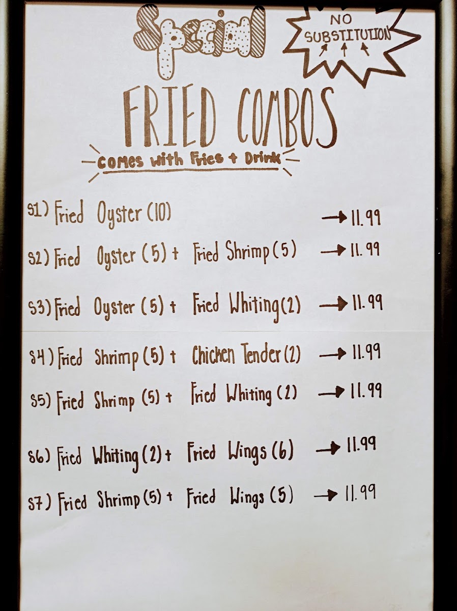 A Plus Wings & Boil Seafood Photo Menu 3