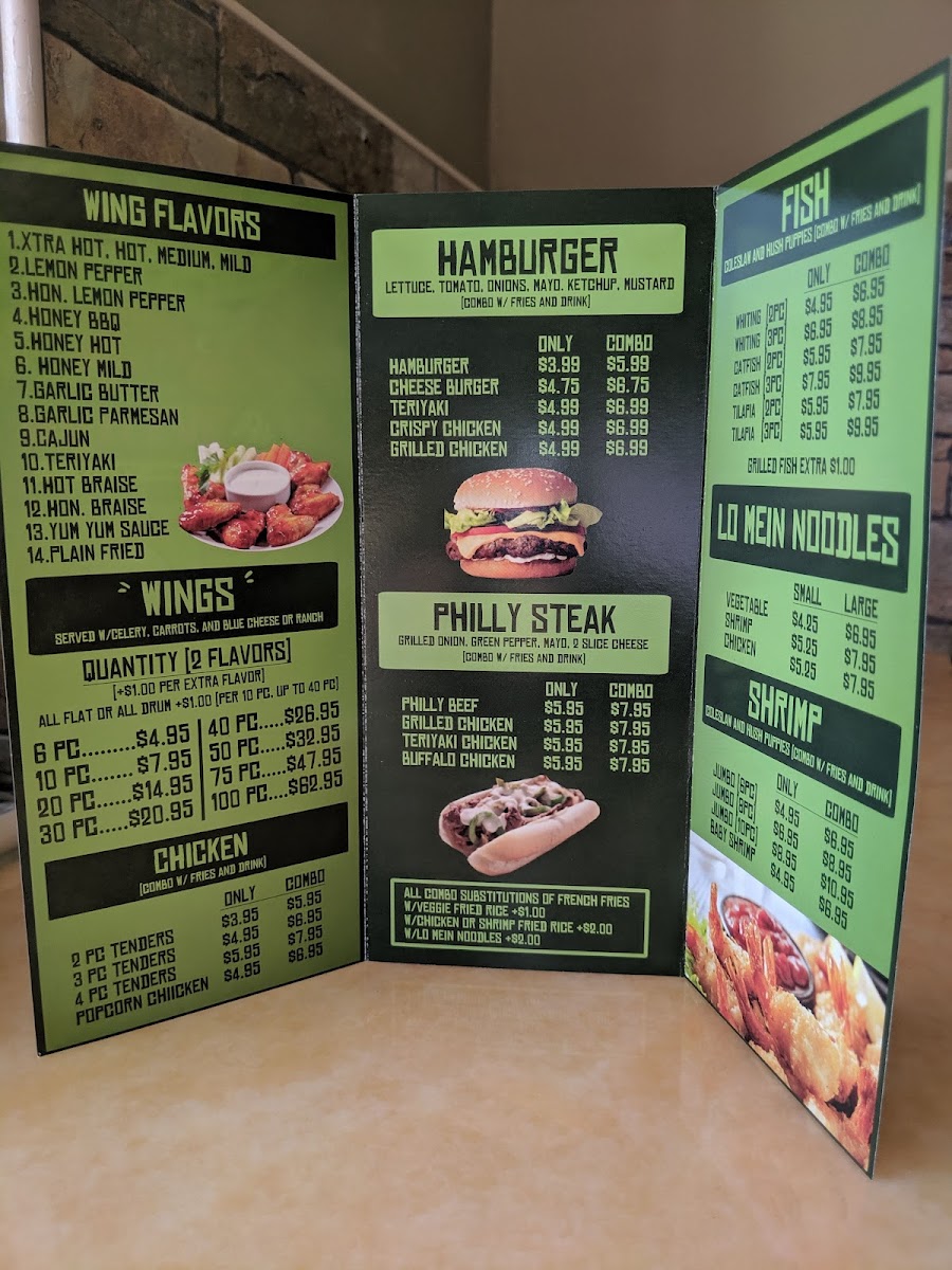 A Plus Wings & Boil Seafood Photo Menu 7