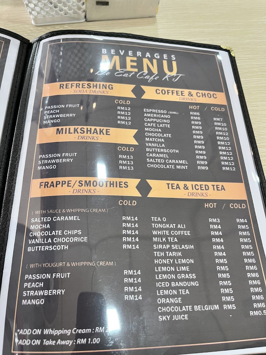 Do Eat Cafe Kuala Terengganu Photo Menu 1