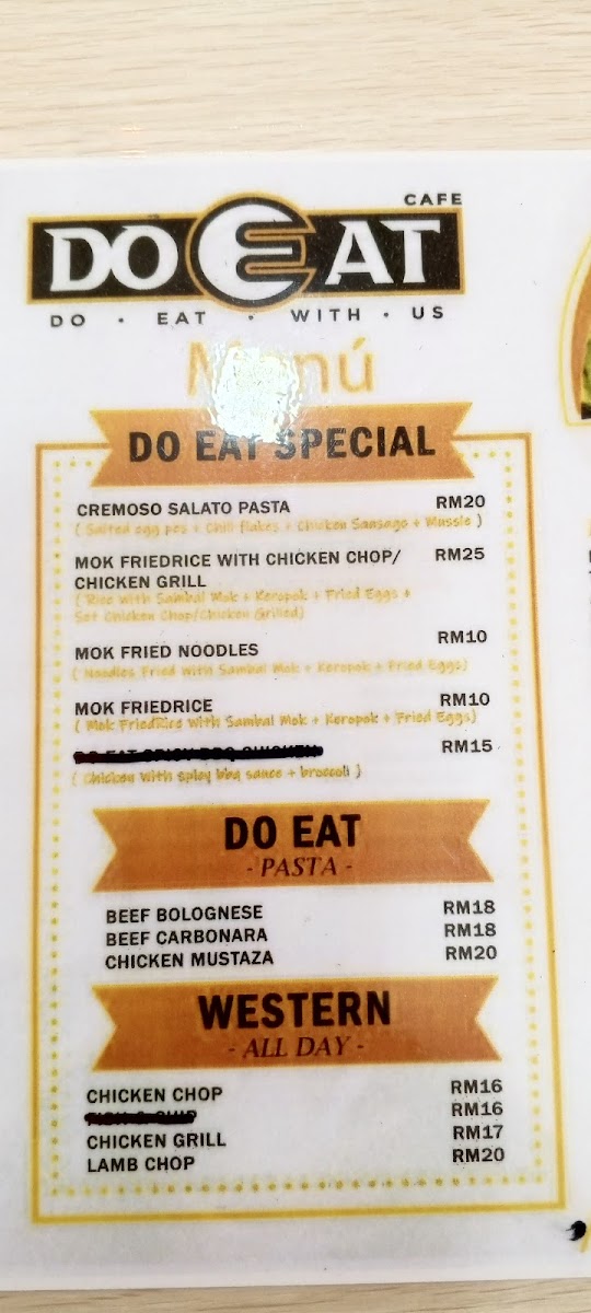 Do Eat Cafe Kuala Terengganu Photo Menu 8