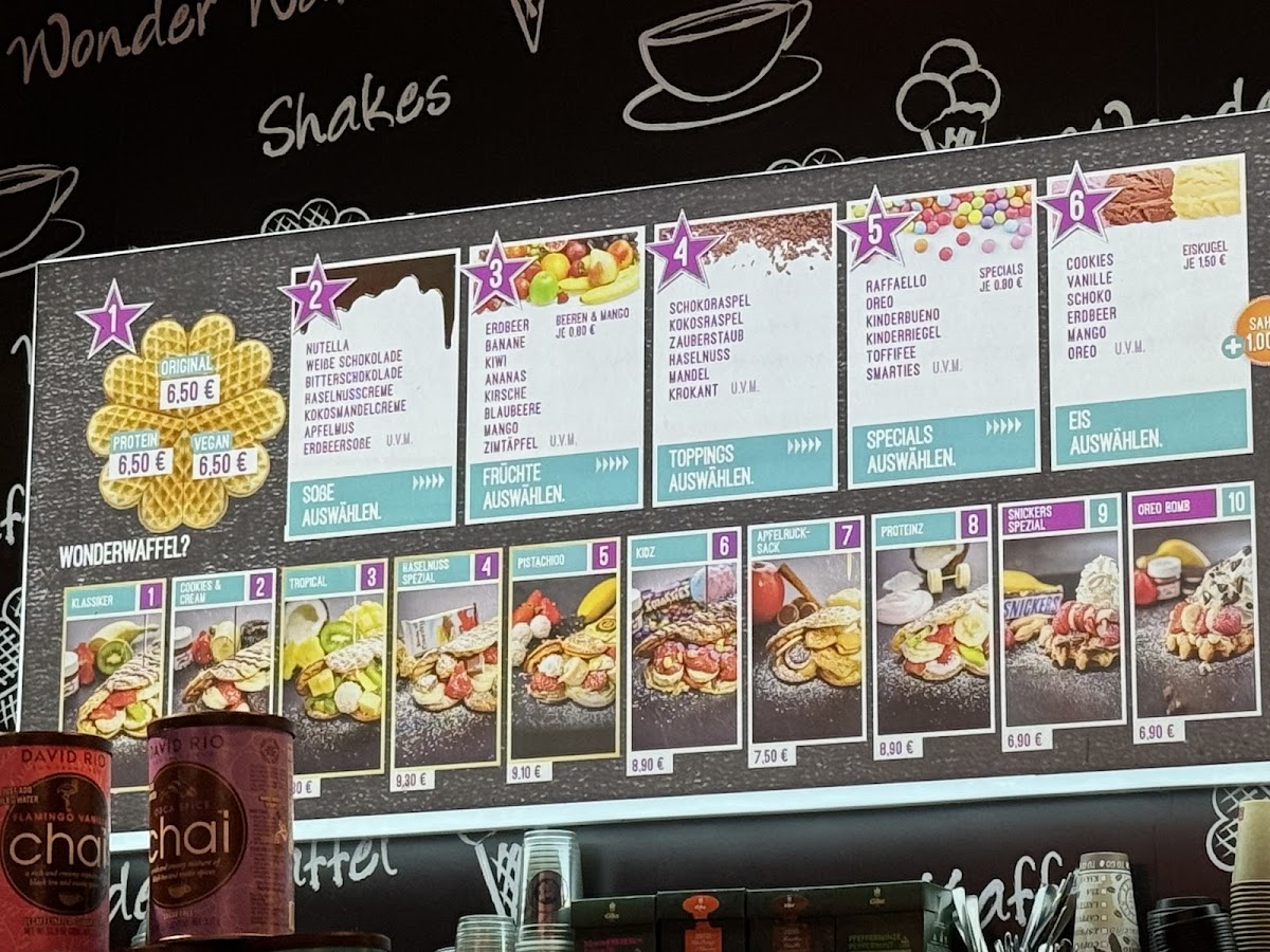Wonder Waffel Frankfurt Photo Menu 2