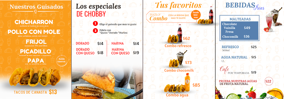 Los Chobbys Taqueria Photo Menu 1