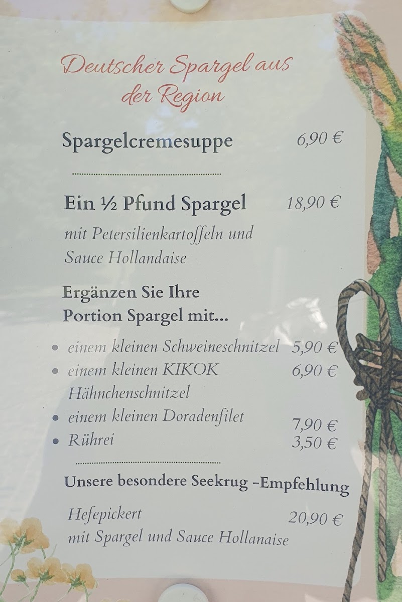 Der Seekrug Photo Menu 1