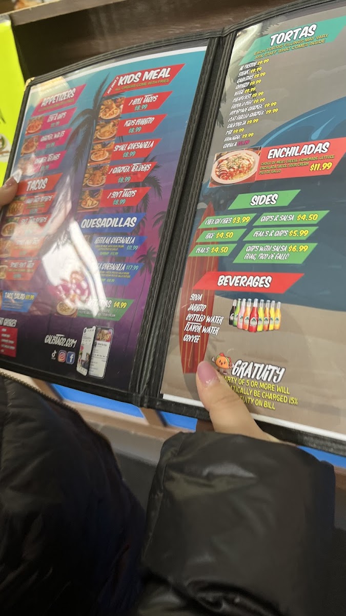California Taco Shop Photo Menu 10