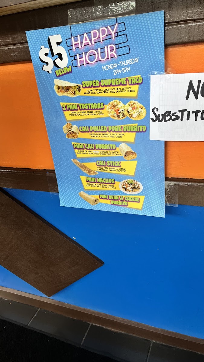 California Taco Shop Photo Menu 5