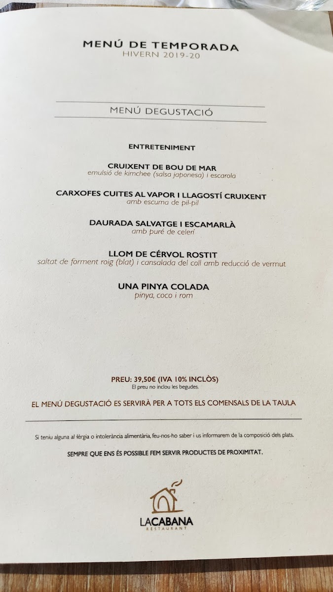 Restaurant La Cabana Berga Photo Menu 7