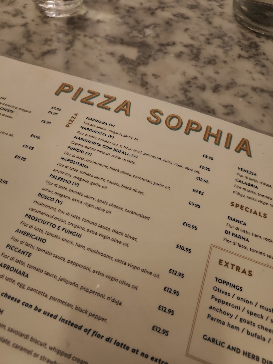 Pizza Sophia Photo Menu 4