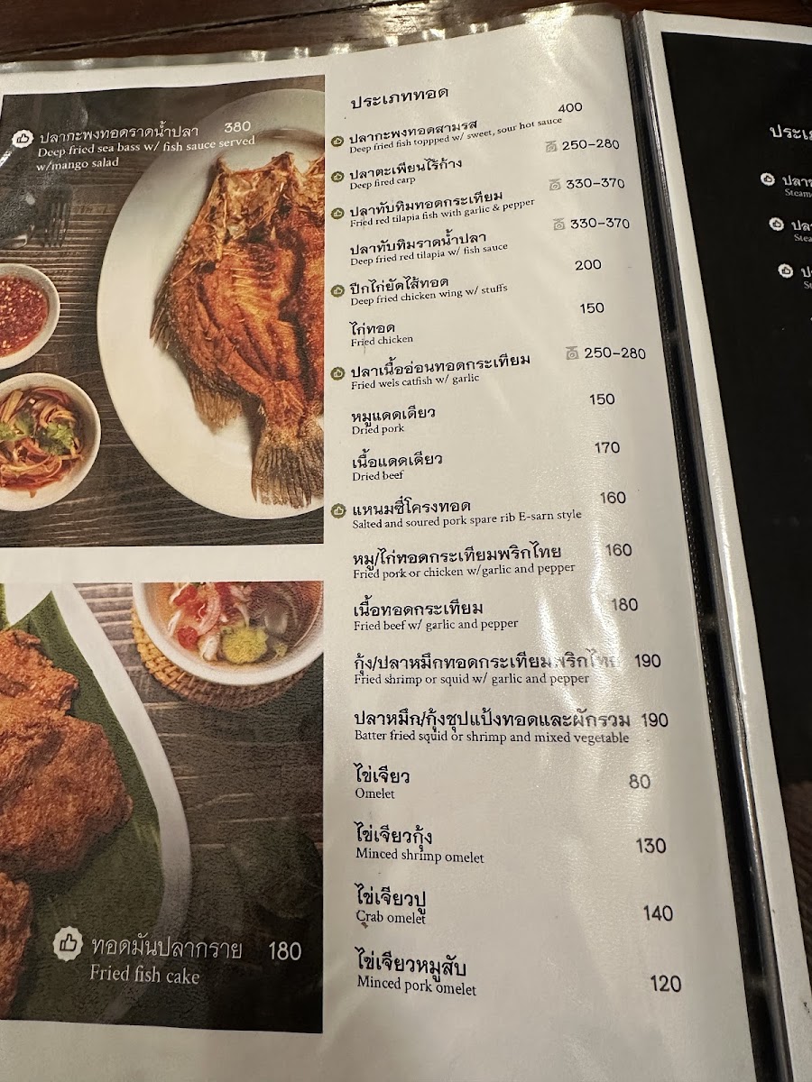 Ruen Lom Fang Restaurant Photo Menu 6