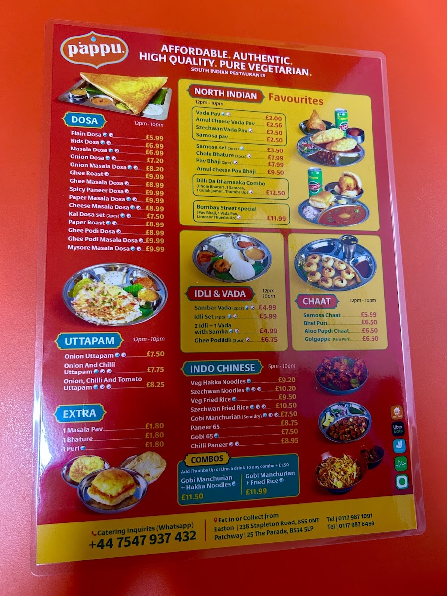 Pappu Dosa Photo Menu 1