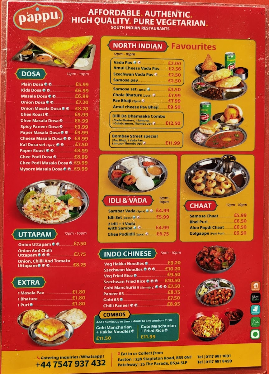 Pappu Dosa Photo Menu 2