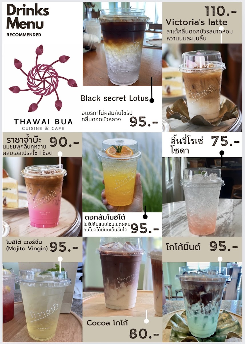 Thawai Bua Cuisine & Cafe Photo Menu 2