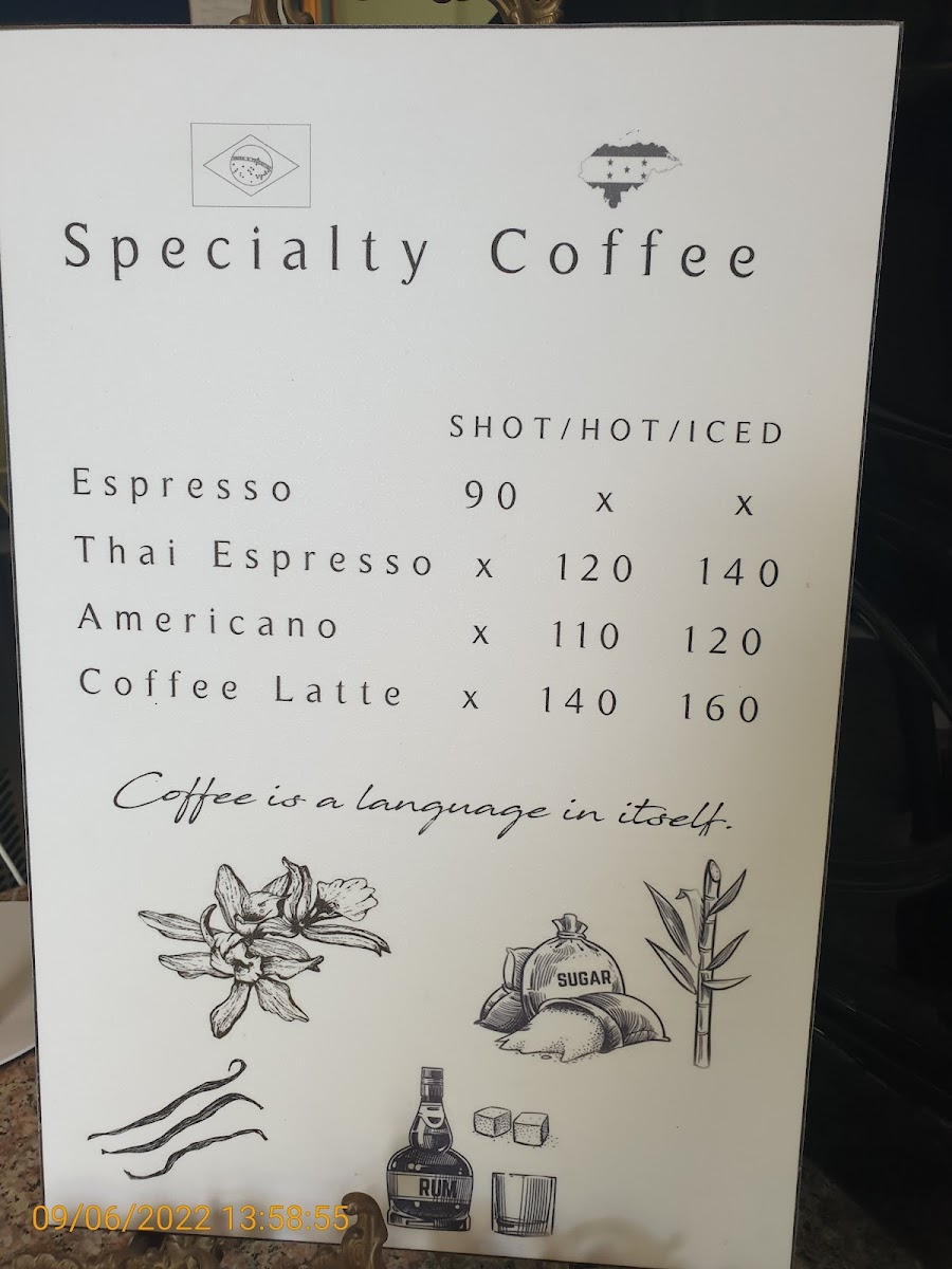 Thawai Bua Cuisine & Cafe Photo Menu 6