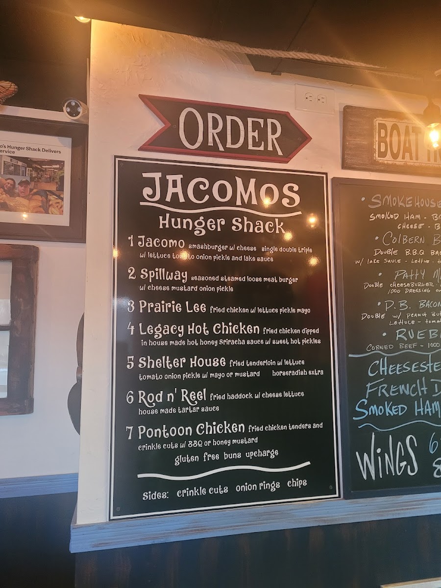 Jacomos Hunger Shack Photo Menu 2