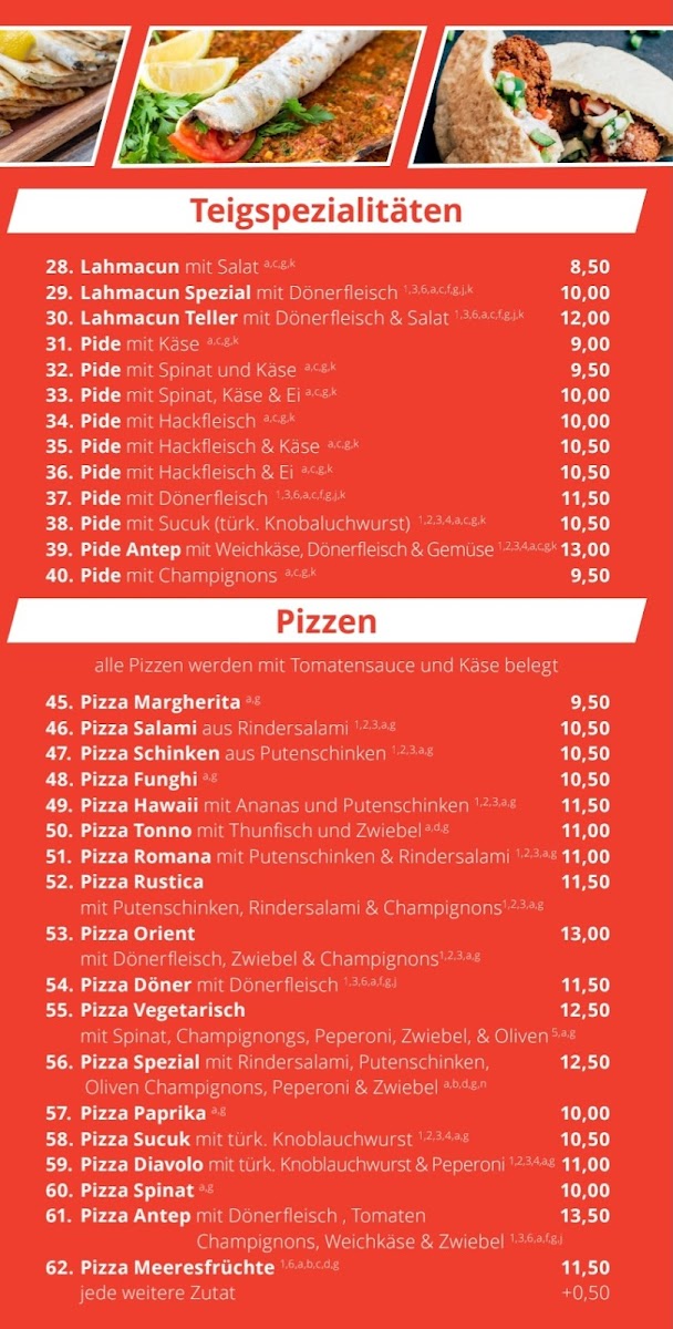 Antep Pizza Kebap Photo Menu 2