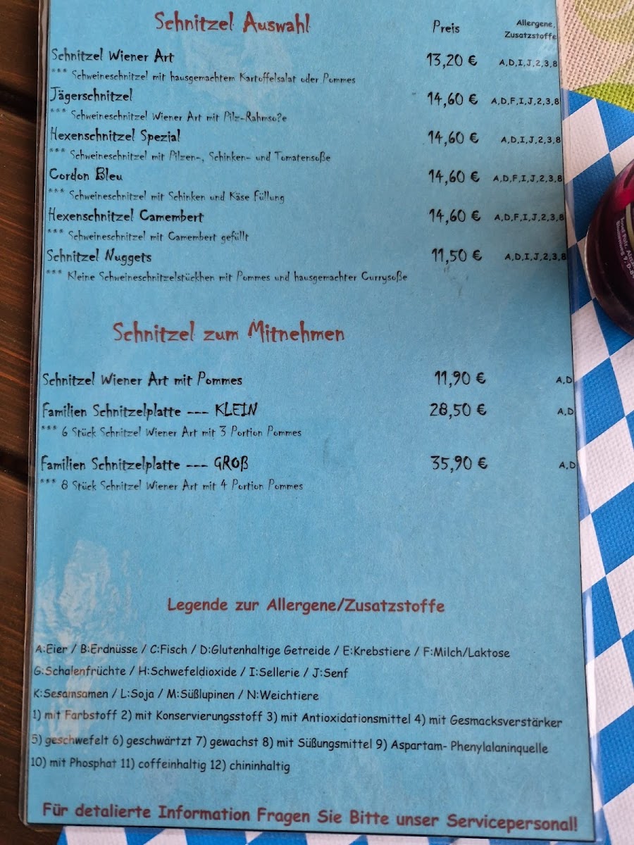 Tennisstüberl zur Hexe Photo Menu 1