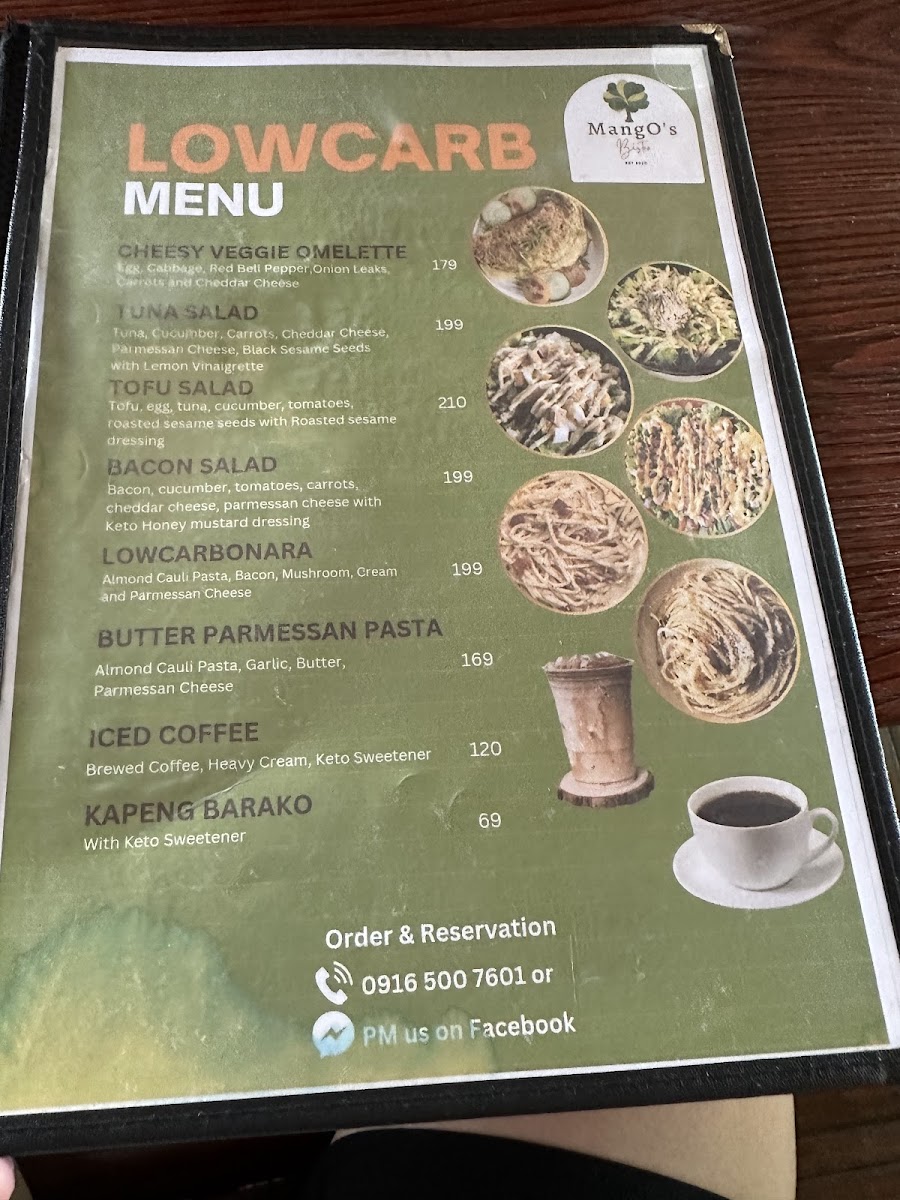 MangO's Bistro Photo Menu 3