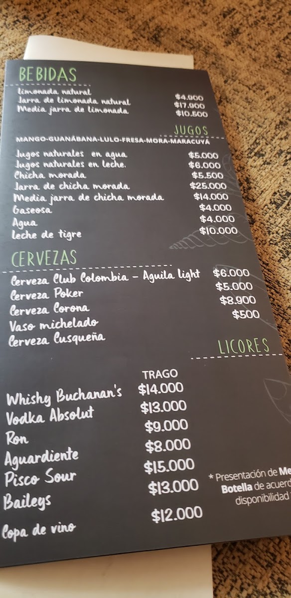 Cevichería Peruana Photo Menu 1