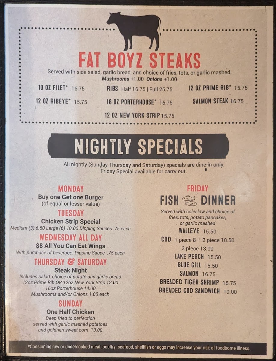 Fat Boyz Photo Menu 2