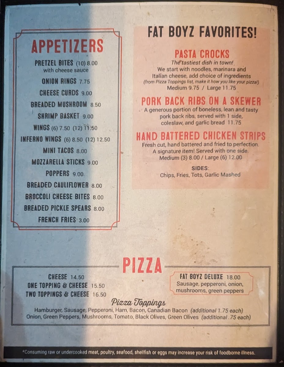 Fat Boyz Photo Menu 3
