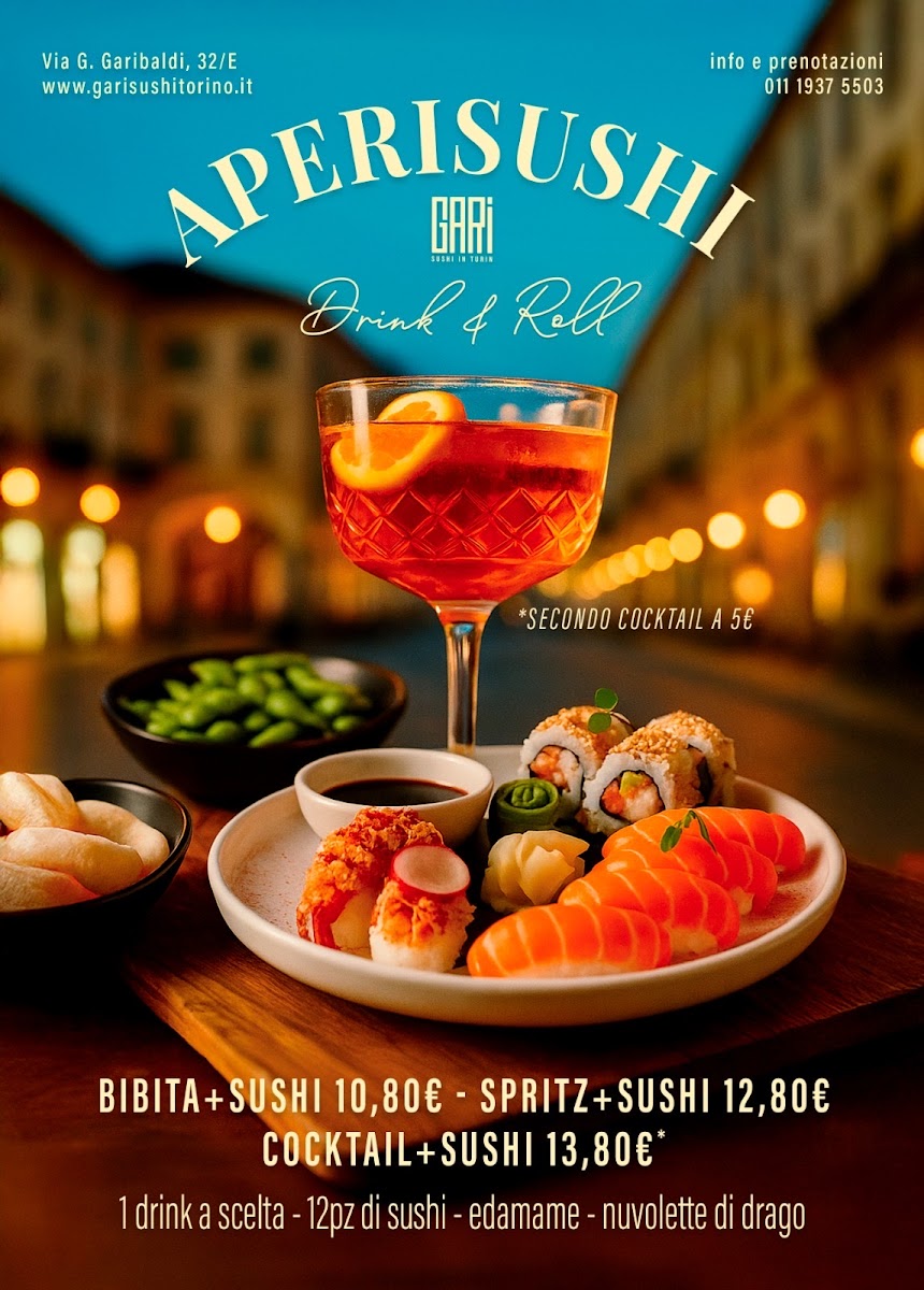 Gari Sushi in Turin Photo Menu 3