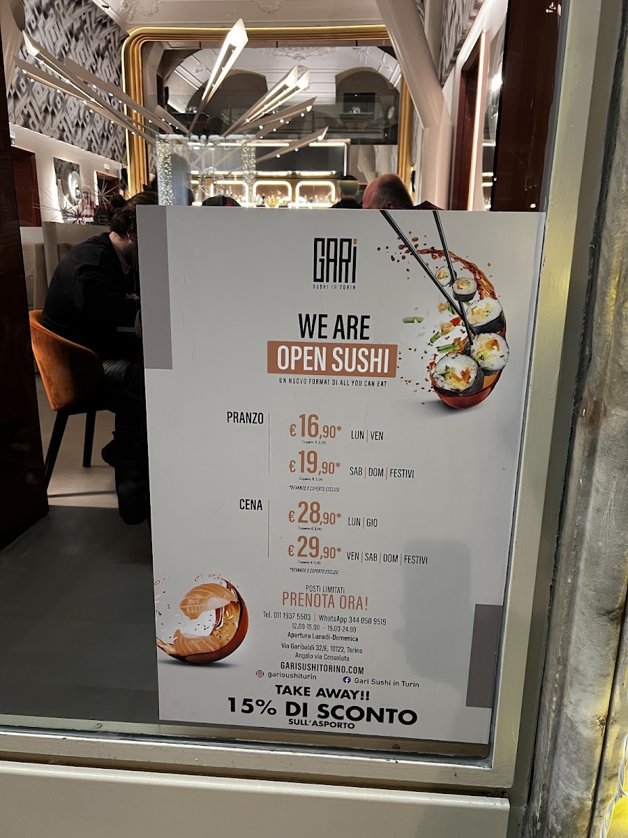 Gari Sushi in Turin Photo Menu 6