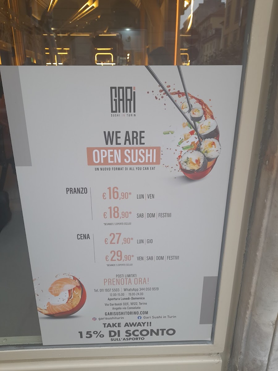 Gari Sushi in Turin Photo Menu 9