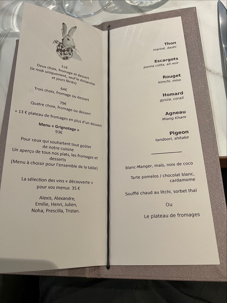 Le Lièvre Gourmand Photo Menu 6