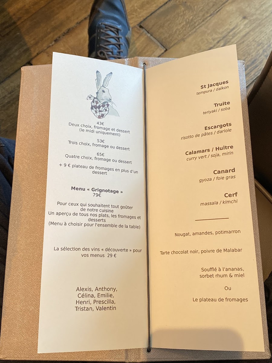 Le Lièvre Gourmand Photo Menu 9