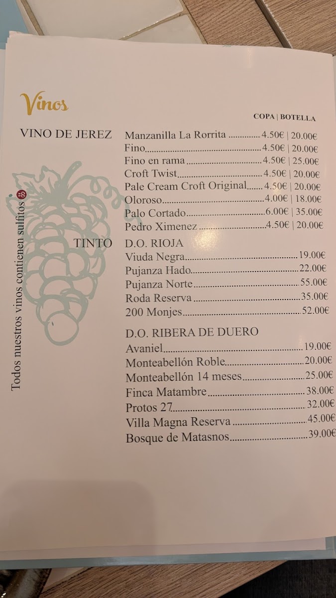 Calixta Restaurante | Pozuelo de Alarcón Photo Menu 10