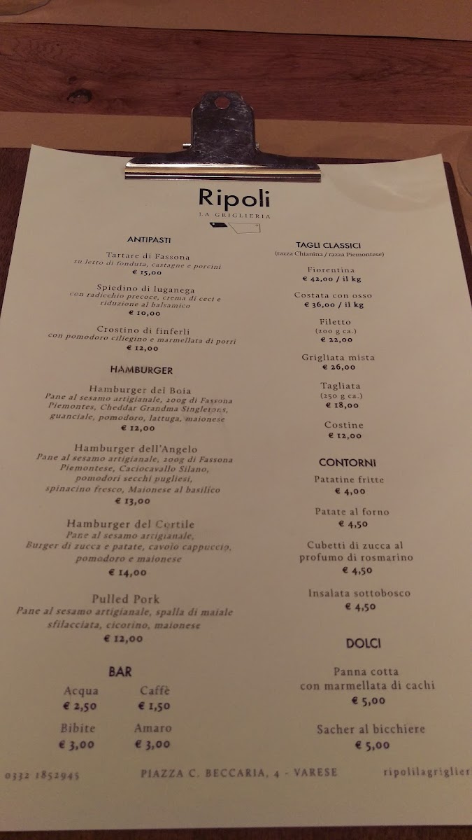 Ripoli La Griglieria Photo Menu 7