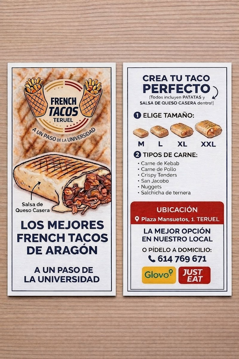 French tacos teruel Photo Menu 1