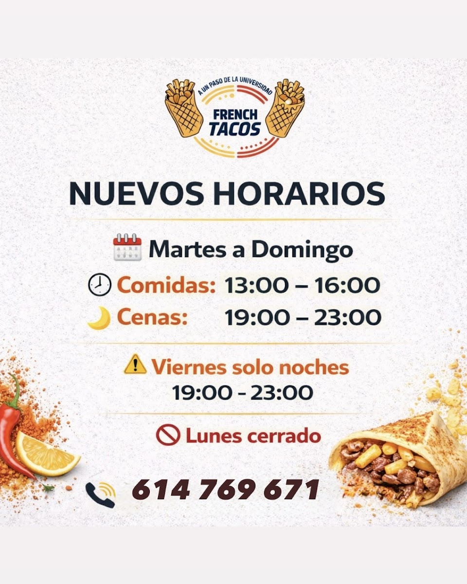 French tacos teruel Photo Menu 5