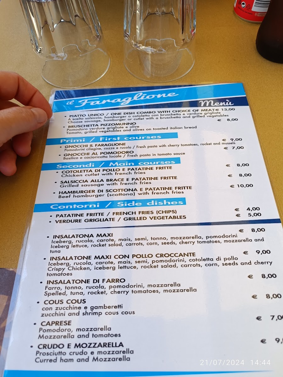 Caffetteria Il Faraglione Photo Menu 1
