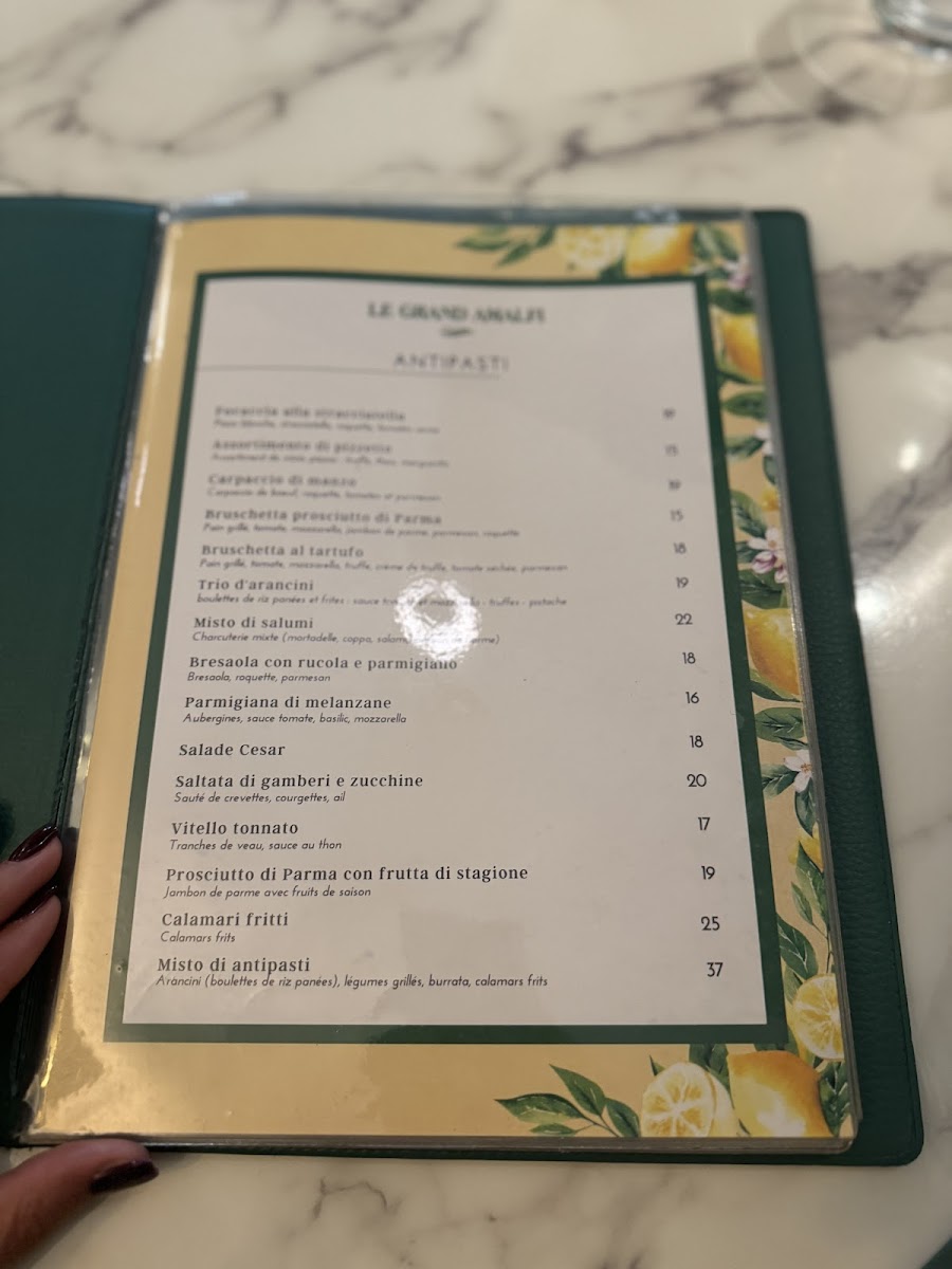 Le Grand Amalfi Photo Menu 8