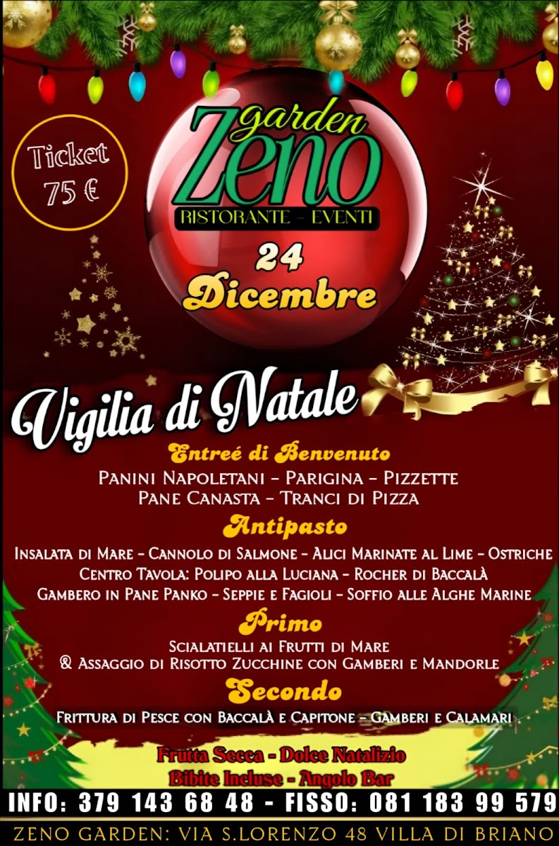 Ristorante Pizzeria Zeno Garden Photo Menu 1