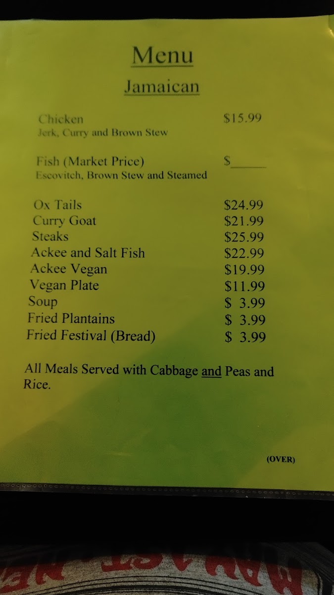 Desta Bistro Photo Menu 3