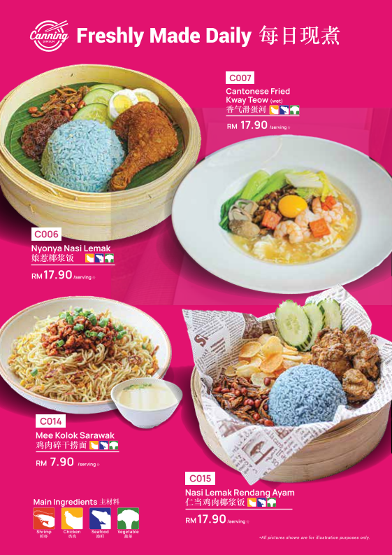 Canning Dim Sum - Miri, Sarawak Photo Menu 3