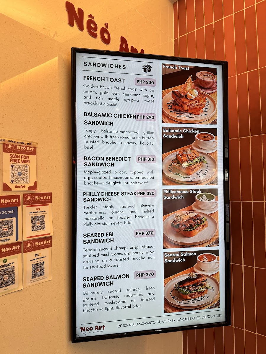 NEO ART CAFE Photo Menu 2